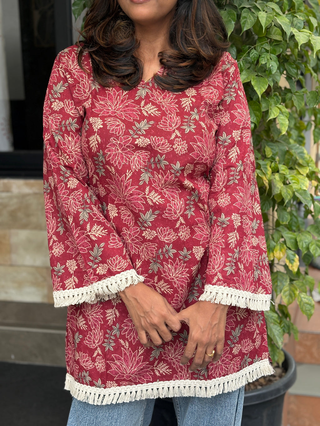 Short Kurti - Onion Pink